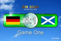 Anzeigetafel Game 1